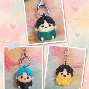 Collage de mochis personalizados (llaveros)