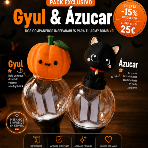 Pack de nuestros Toppers "Gyul" y "Azúcar"