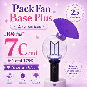 Pack Fan Base Plus (25 Abanicos)