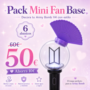 Pack 6 toppers "Abanico"