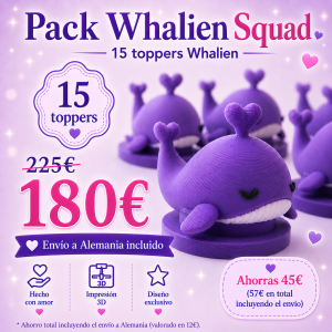Pack Whalien Team — 15 toppers