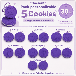 Pack personalizable Cookies | Elige 5 abrelatas