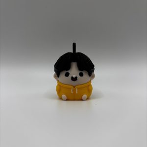 Figura Mochi Ardilla impresa en 3D, personaje decorativo de diseño original de Obrador3D