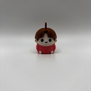 Figura Mochi Hamster impresa en 3D, personaje decorativo de diseño original de Obrador3D